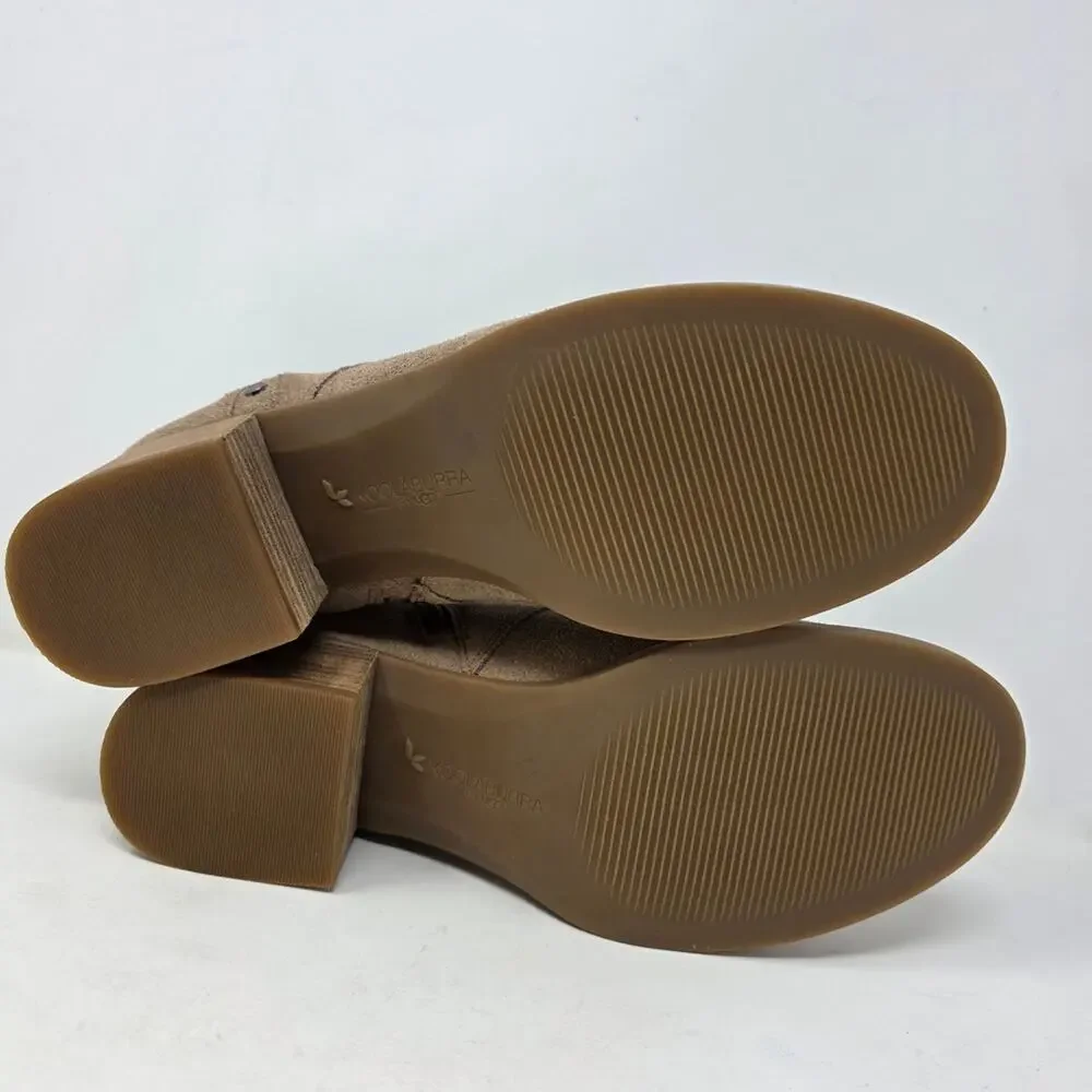 Koolaburra By UGG Women's Suede Ankle Booties Taupe Size 9